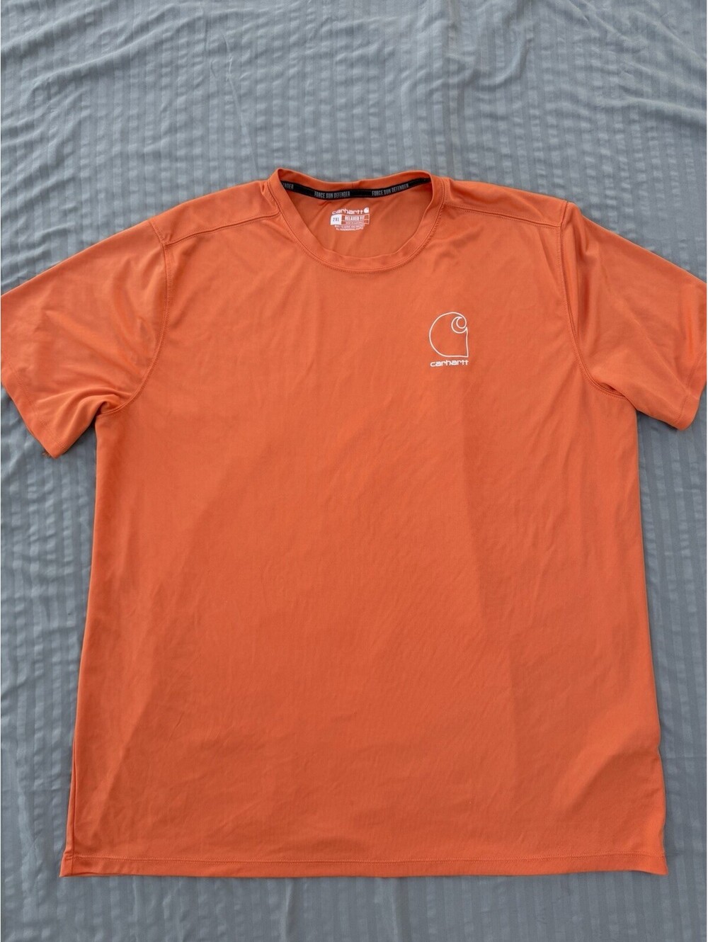 Carhartt Men's Force Sun Defender Lightweight Logo Graphic Short-Sleeve Shirt